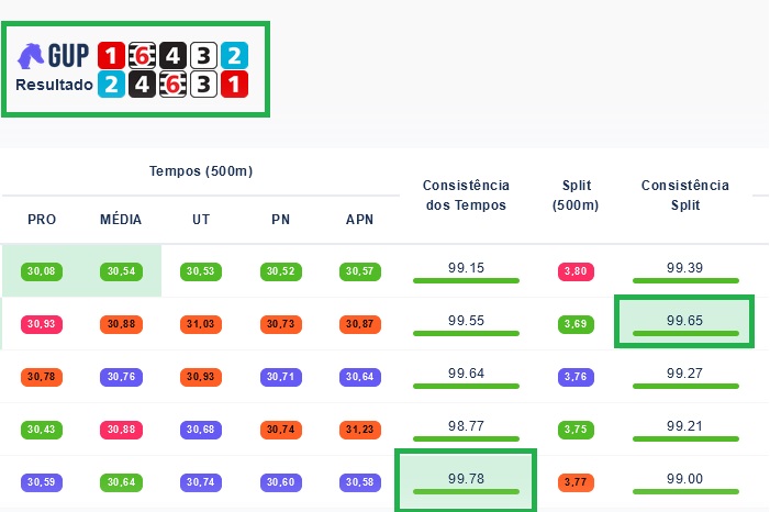 A Importância da Consistência de Tempos e Splits em corridas de galgos